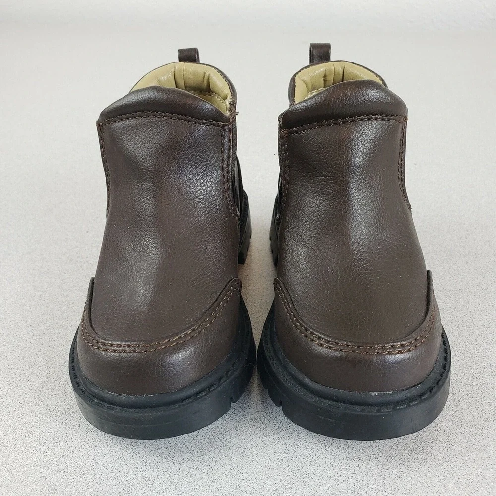 Gap Baby 665932-00-1 Brown Pull On Round Toe‎ Ankle Chelsea Boots Size 5